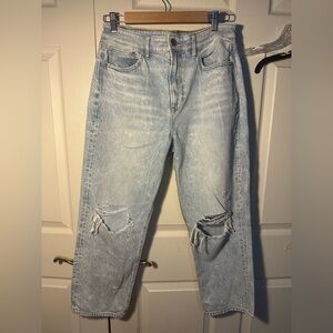 American Eagle Outfitters Light Blue High Rise Jeans